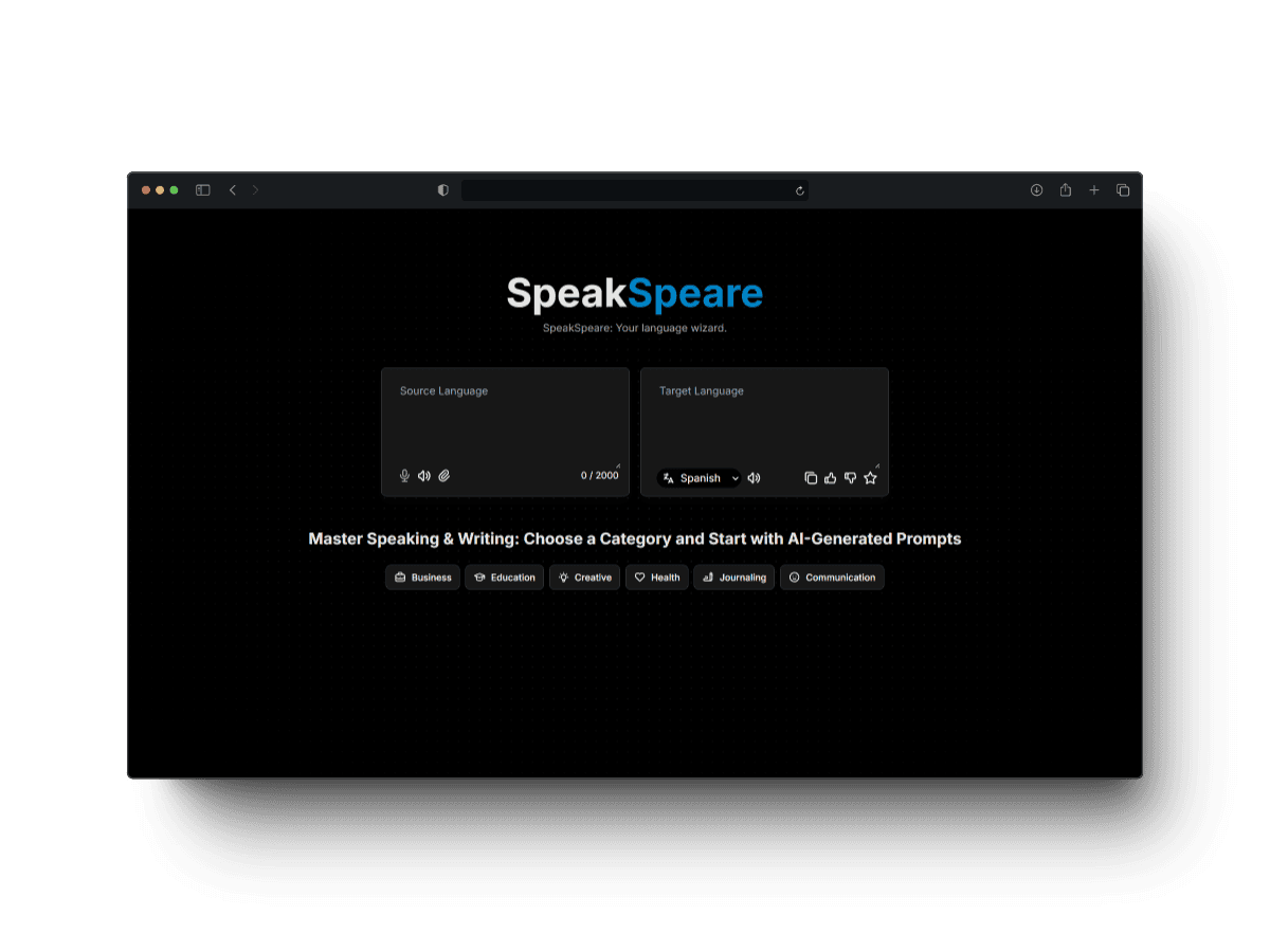 Speak Speare